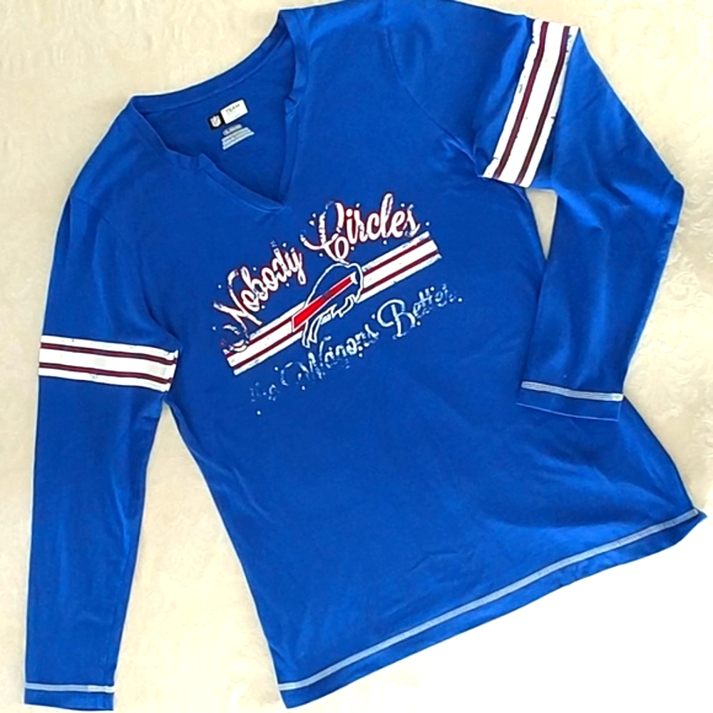 NFL Buffalo Bills vintage women's long sleeve V
